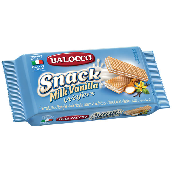 Balocco Snack Milk Vanilla Wafers 45g