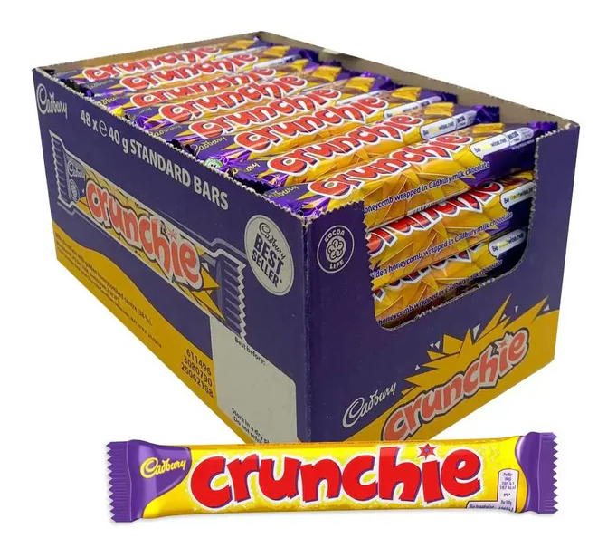 Cadbury Crunchie 40g X 48 -1-Box