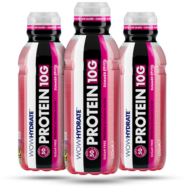 Wow Hydrate Protein Water Summer Fruits 20g Protein