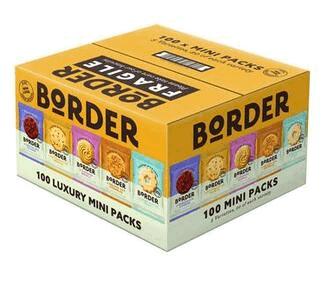 Border Luxury Mini Pack 100 Biscuits 5 Variety (1 Box)